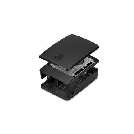 "Premium Raspberry Pi Case SC1160 in Sleek Black/Grey - Stylish Protection for Your Raspberry Pi!"